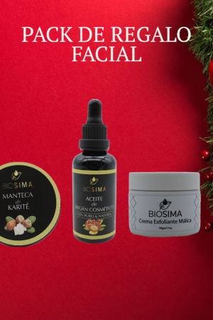 Pack de cremas faciales y aceites naturales para la cara.