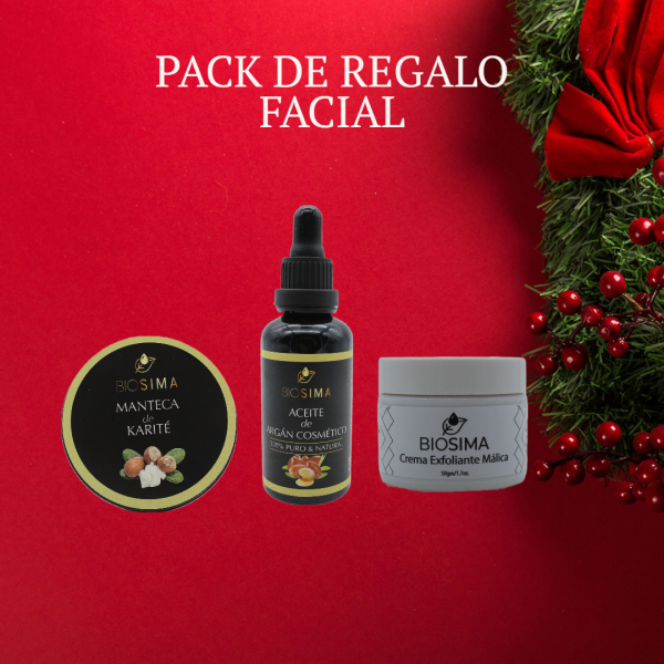 Pack de cremas faciales y aceites naturales para la cara.